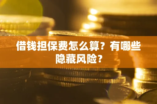 北京借钱担保费怎么算？有哪些隐藏风险？