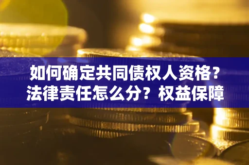 北京如何确定共同债权人资格？法律责任怎么分？权益保障技巧揭秘！