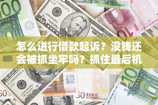 北京怎么进行借款起诉？没钱还会被抓坐牢吗？抓住最后机会！