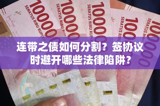 北京连带之债如何分割？签协议时避开哪些法律陷阱？
