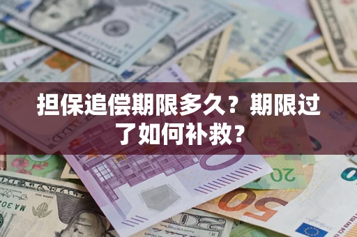 北京担保追偿期限多久？期限过了如何补救？