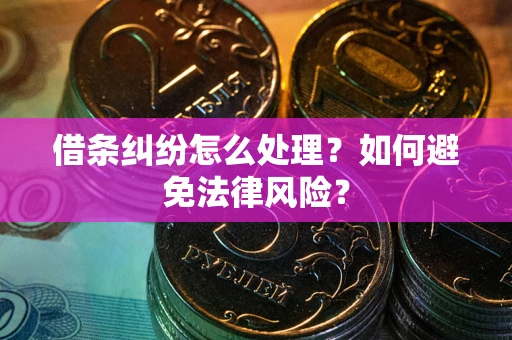 北京借条纠纷怎么处理？如何避免法律风险？