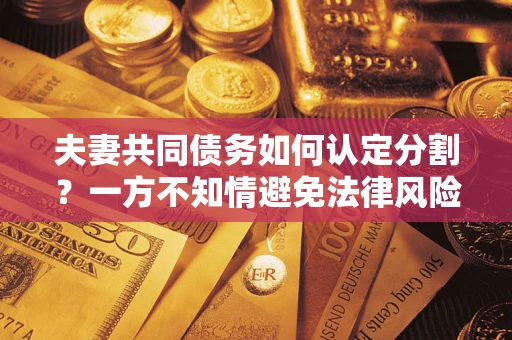 北京夫妻共同债务如何认定分割？一方不知情避免法律风险必看！